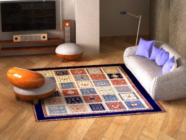 lory extra tappeto decorato