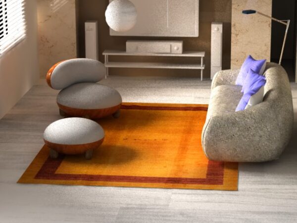 foto tappeto in ambiente