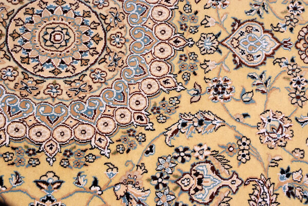 Nain 9 fili Misto Seta - Fondo limone 216 x 132 cm - immagine 4