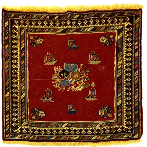 Kilim GHali  Sirjan Suzani Extra 98 x 98 cm