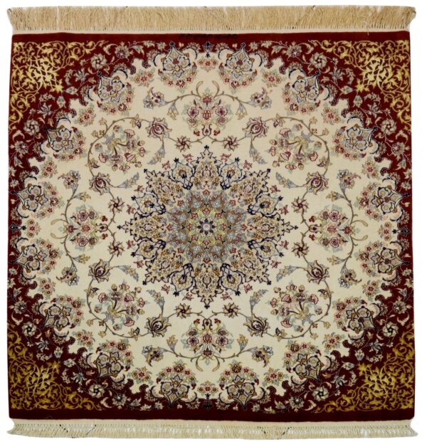 Isfahan-Firmato-Seta 117 x 113 cm