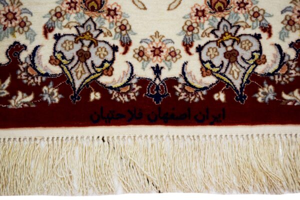 Isfahan-Firmato-Seta 117 x 113 cm - immagine 3