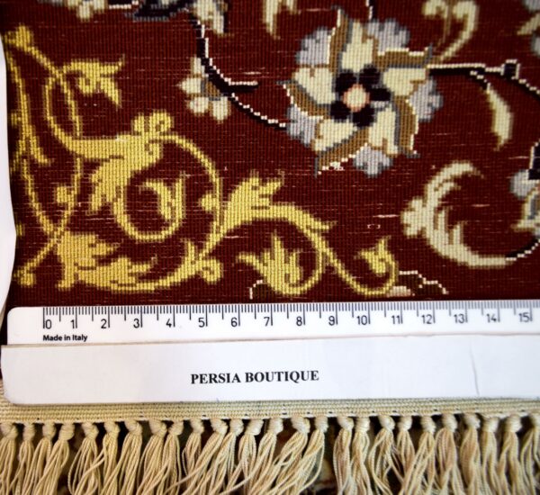 Isfahan-Firmato-Seta 117 x 113 cm - immagine 5