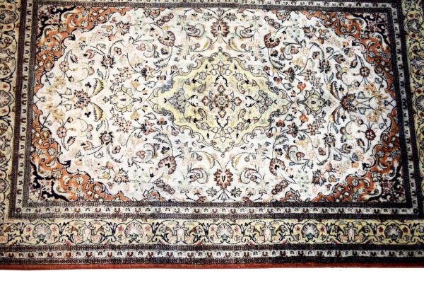 Qum - Ghom 100% seta ( Vecchia ) 123 x 80 cm - immagine 3
