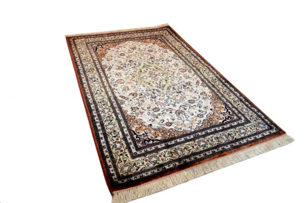 Qum - Ghom 100% seta ( Vecchia ) 123 x 80 cm - immagine 4