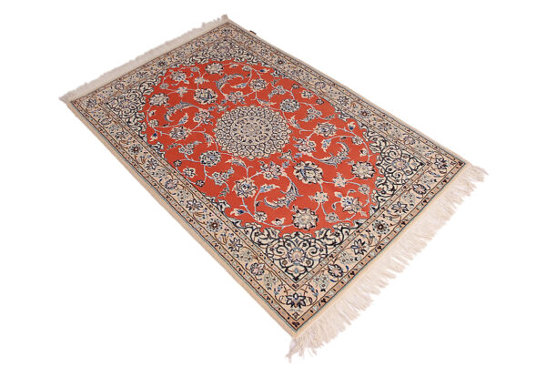 Persia Nain 9 fili ripieno seta 155 x 102 cm - immagine 4