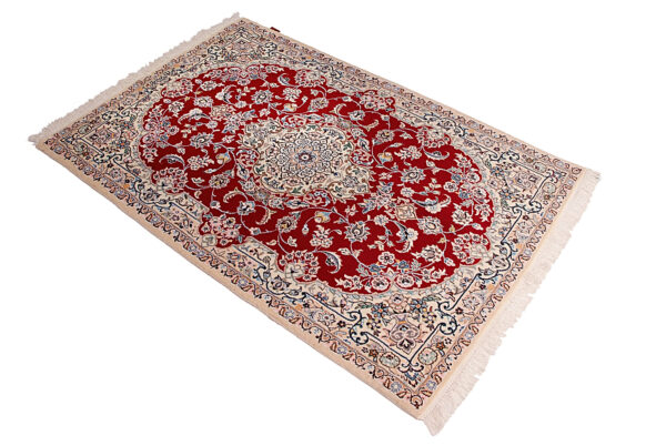 Tappeto persiano Nain firmato 150 x 100 - immagine 5