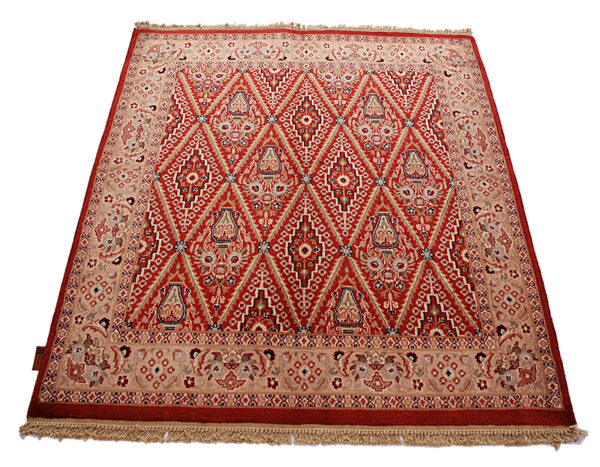 Tappeto persiano KASHAN ( Keshan ) 114 x 99 cm - immagine 2