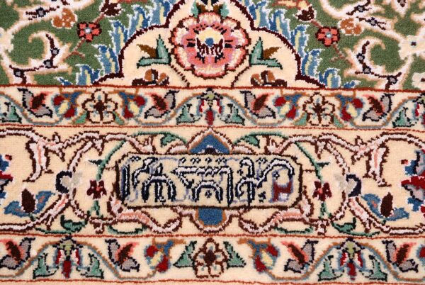 Tappeto persiano Nain firmato Habibian 205 x 135 cm - immagine 5