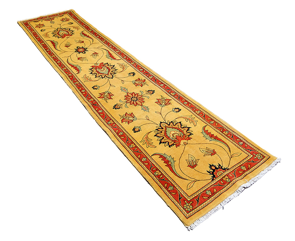 Tappeto Passatoia Sarugh Ziegler Oro 352×80 cm - immagine 2