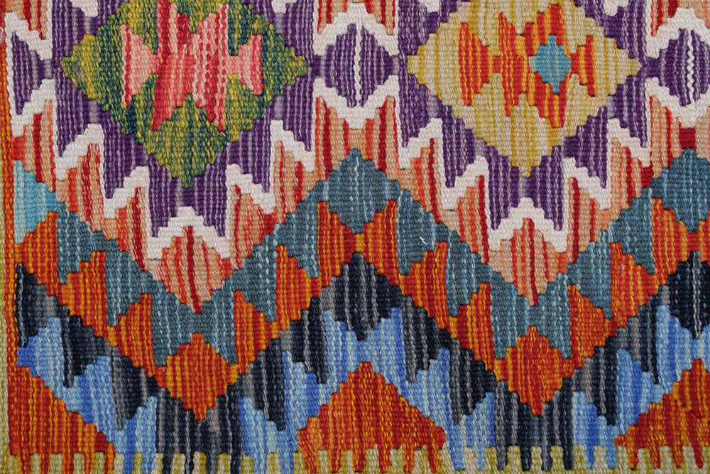 Kilim Decorativo Gold Lana 240×176 cm - immagine 3