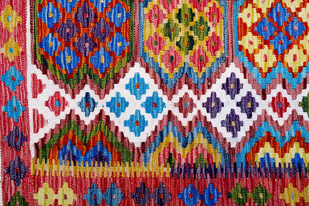 Kilim Classico Decorativo Gold 257×154 cm in Lana - immagine 4